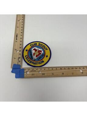 Cub Scout Diamond Jubilee Celebration Patch Boy Scouts BSA Vintage Badge